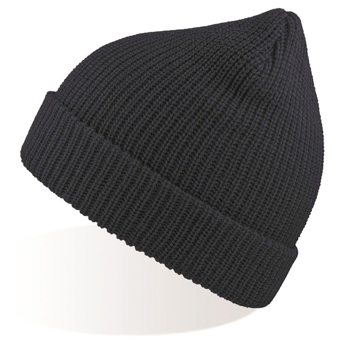 Woolly Beanie - Navy - Front