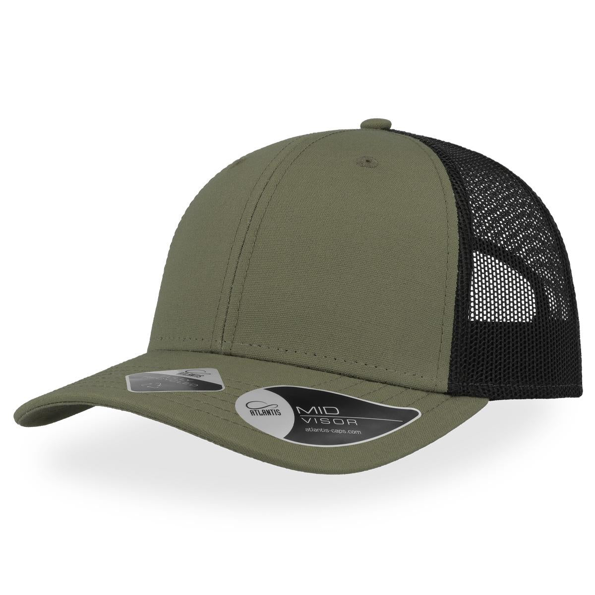 Recy Three Cap - Olive / Black - Front