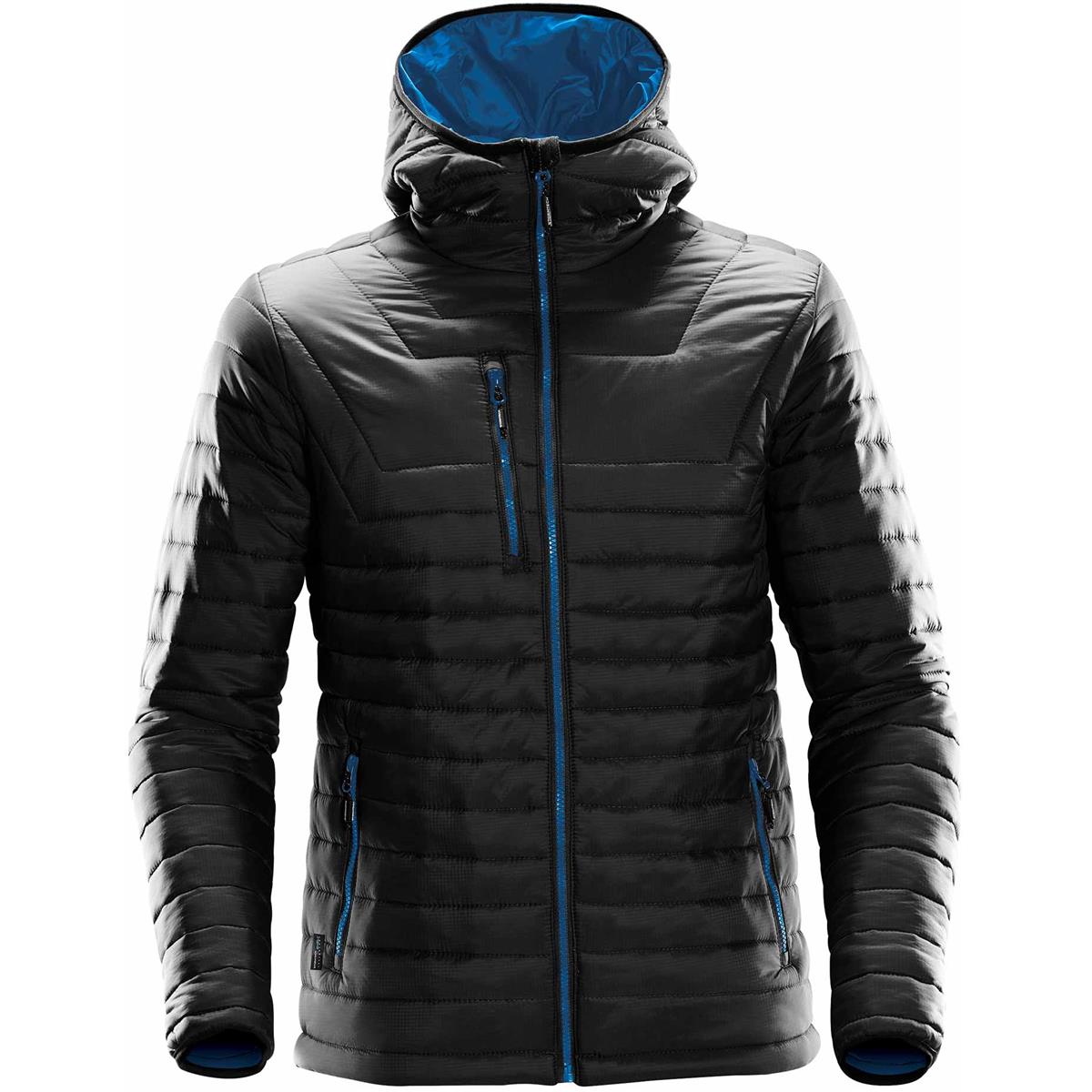 Men's Gravity Thermal Jacket - Black / Marine Blue - Front