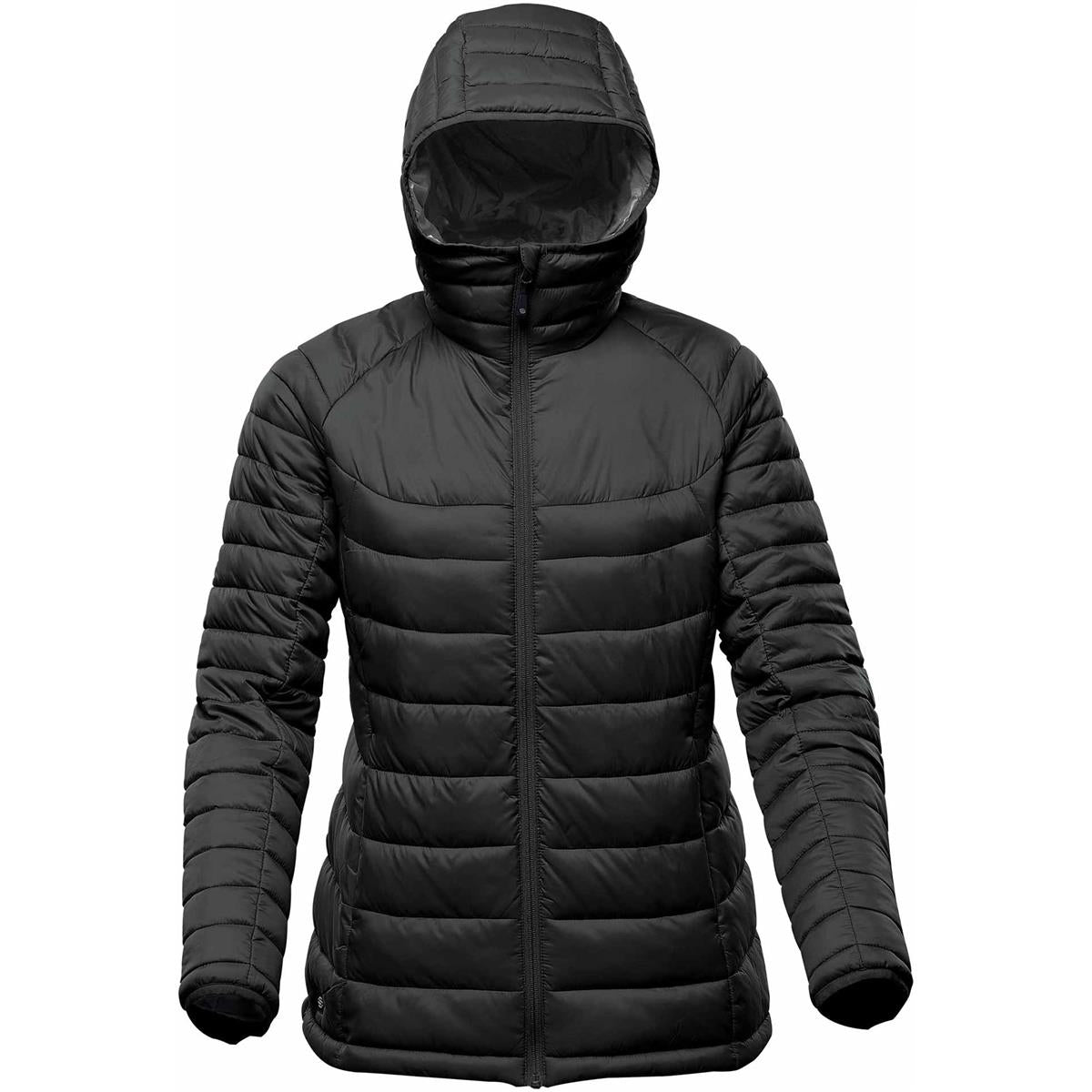 Women's Stavanger Thermal Jacket - Black / Graphite - Front