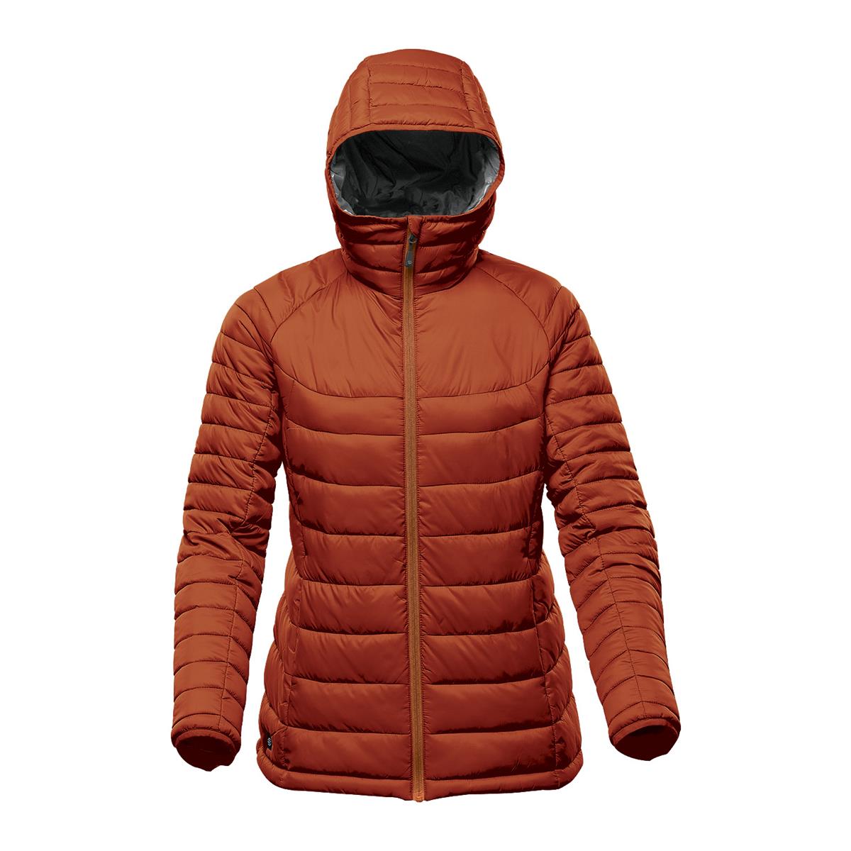 Women's Stavanger Thermal Jacket - Rust / Graphite - Front