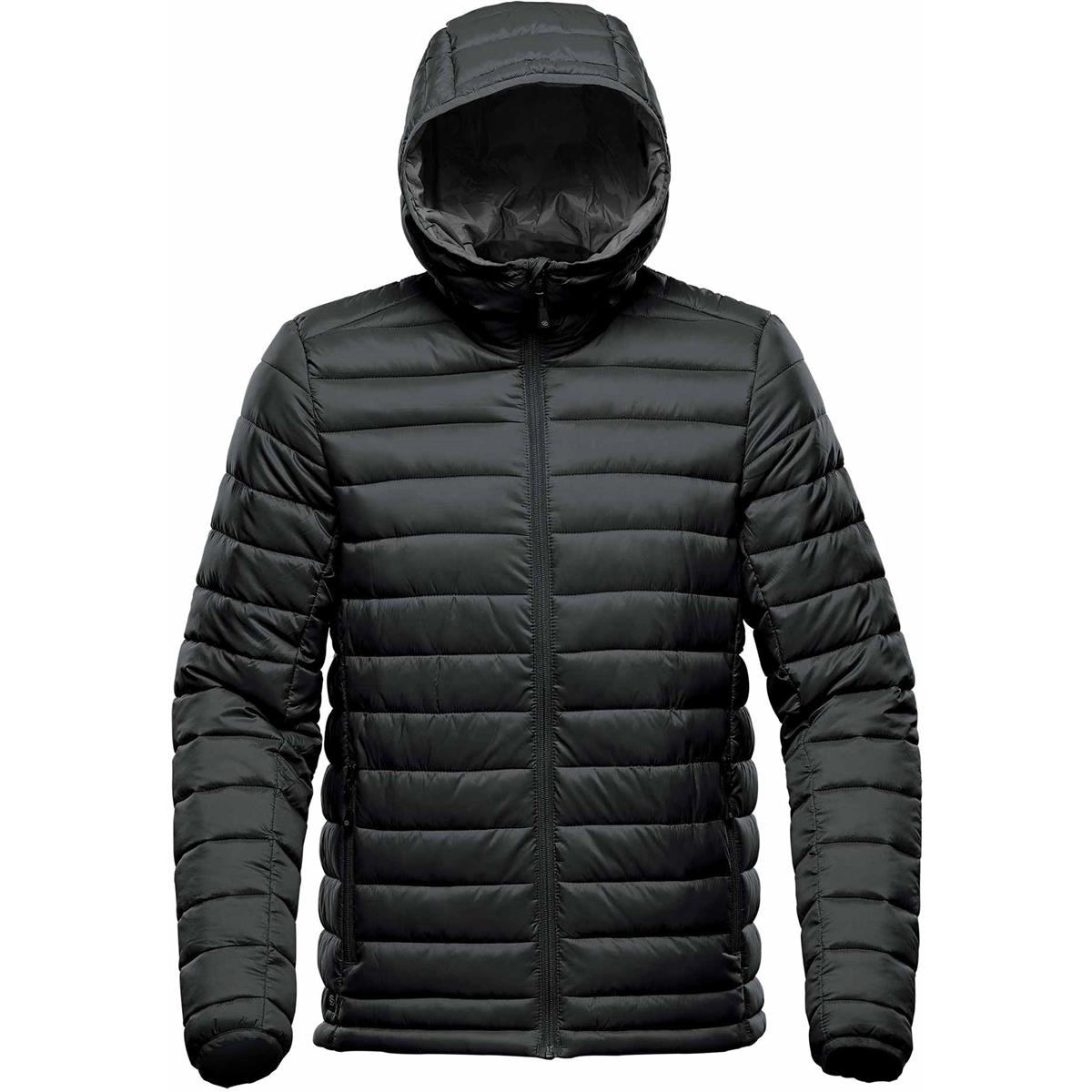 Youth Stavanger Thermal Jacket - Black / Graphite - Front