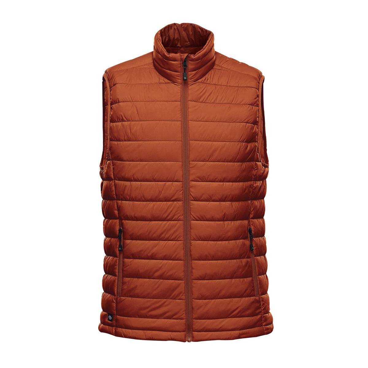 Men's Stavanger Thermal Vest - Rust / Graphite - Front