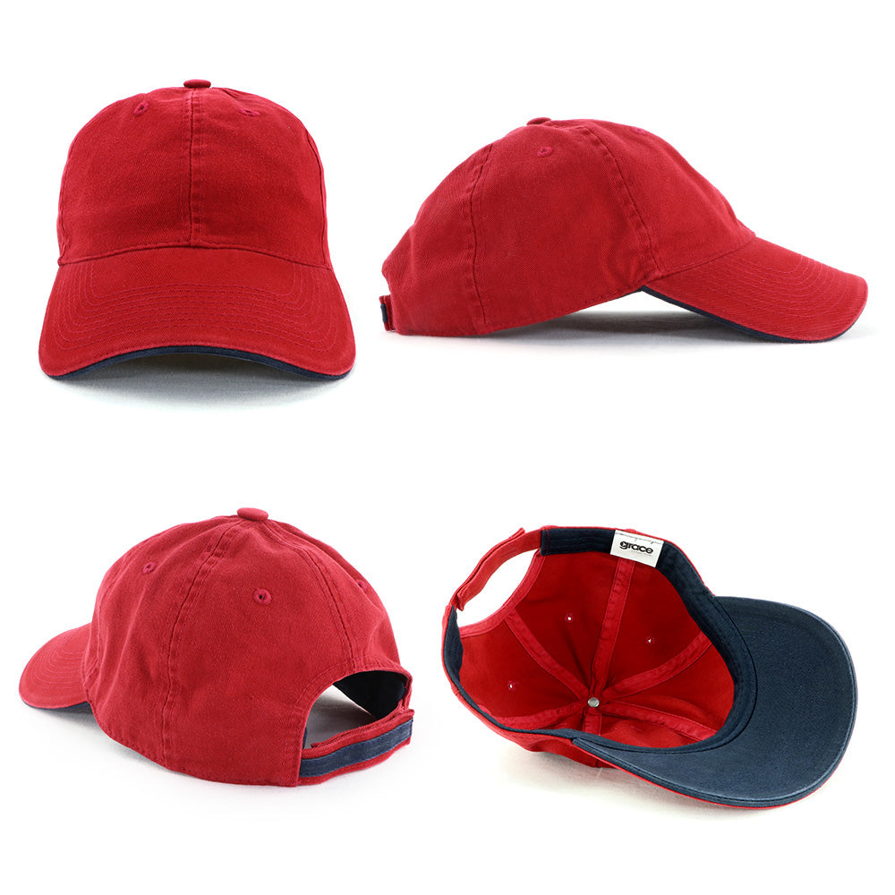 Enzyme Washed Cap Sandwich – Grace Collection AH129