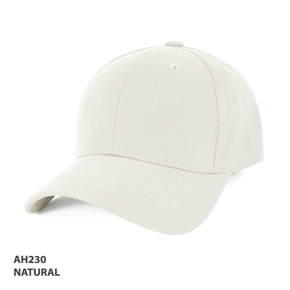 Heavy Brushed Cotton Cap - Natural