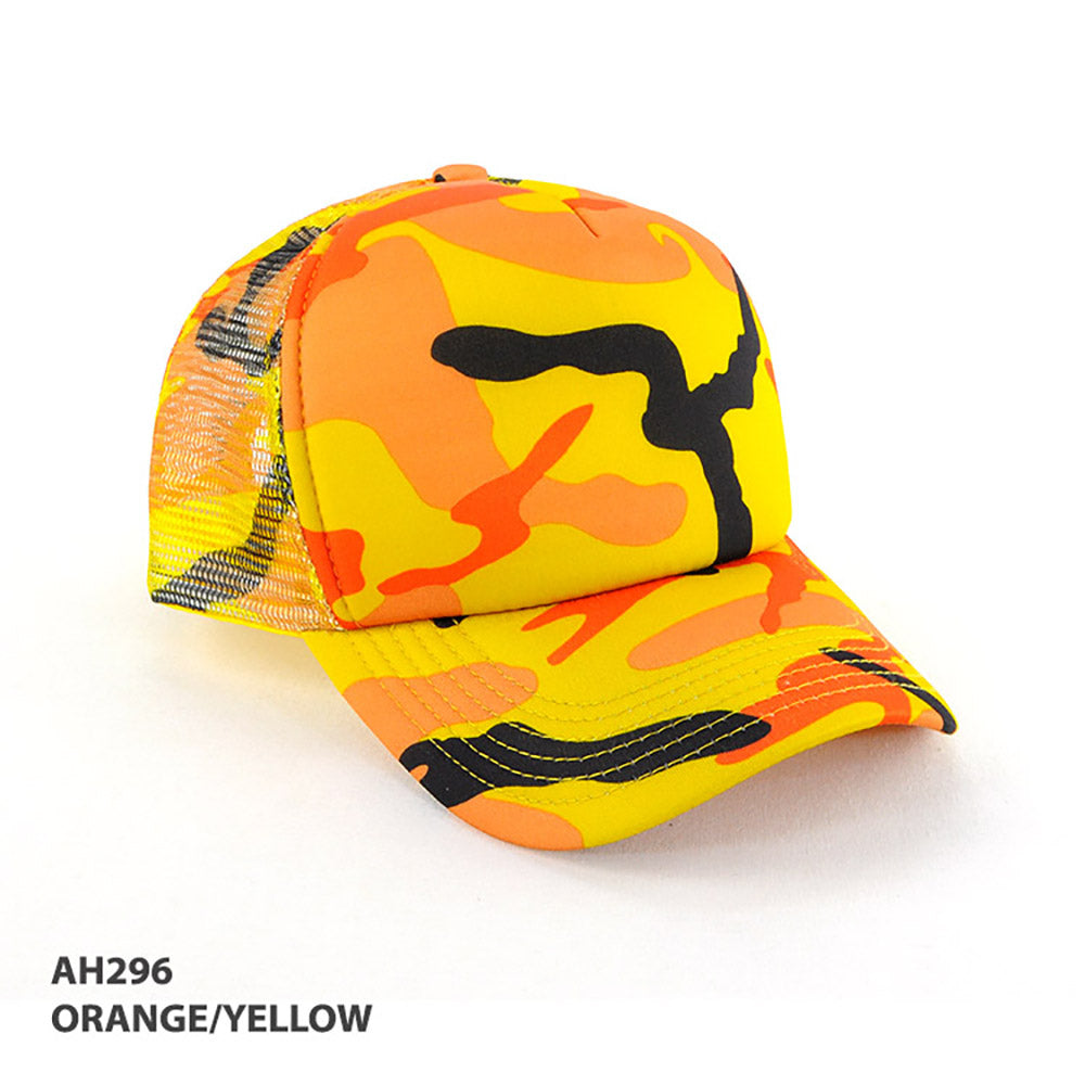 Camouflage Trucker Mesh Cap – Grace Collection AH296