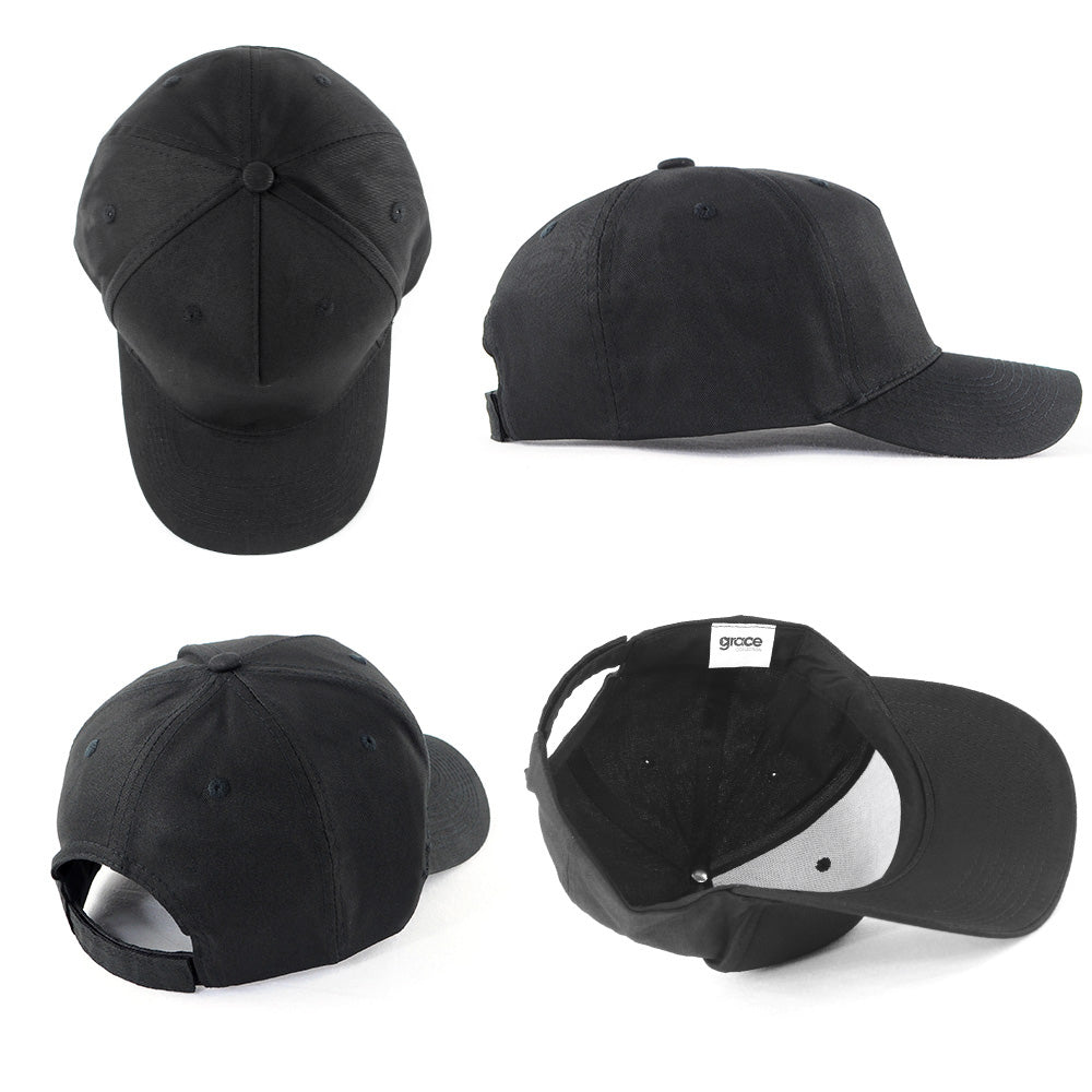 100% cotton – 5 Panel Cap – Grace Collection AH500