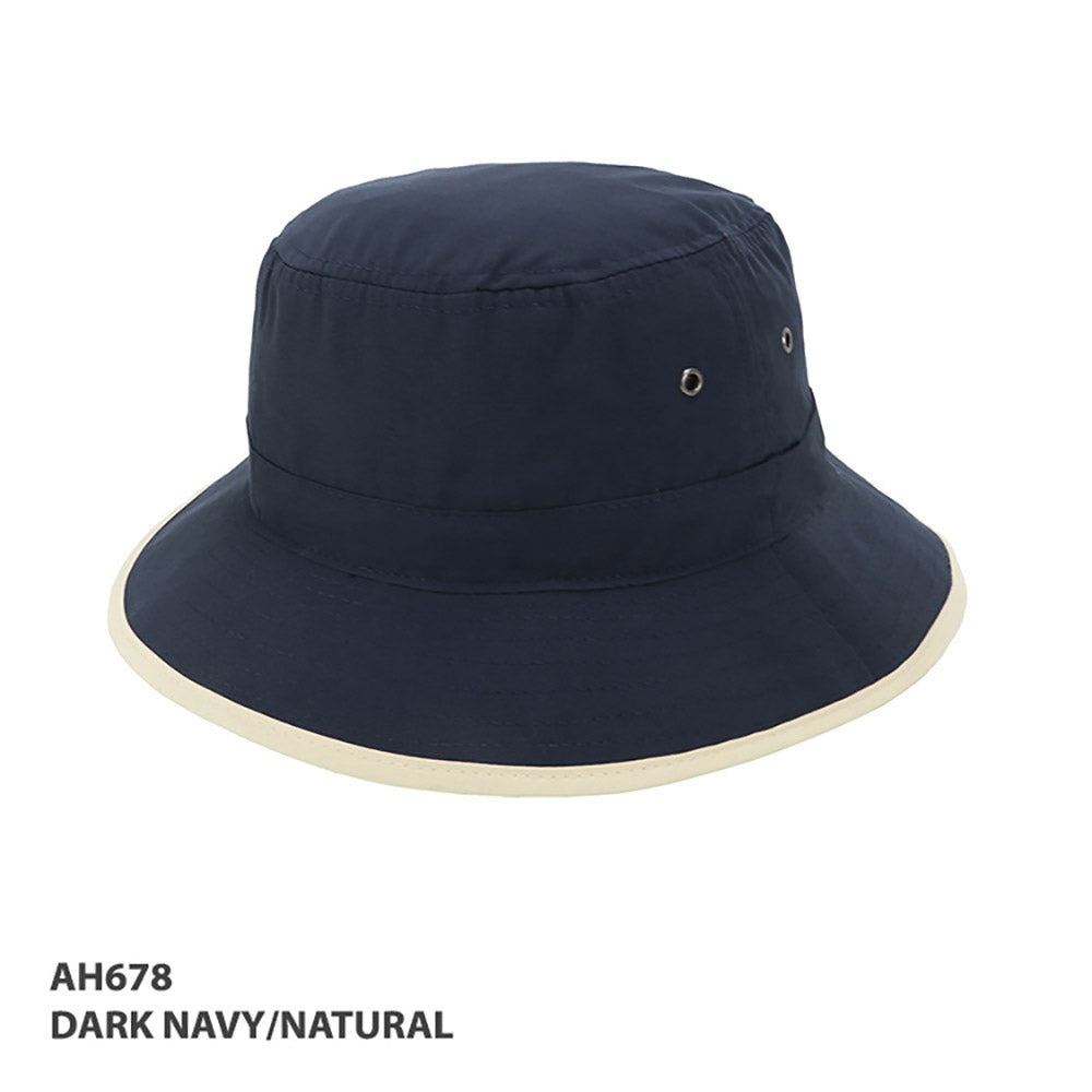 Microfibre Bucket Trim Hat – Grace Collection AH678