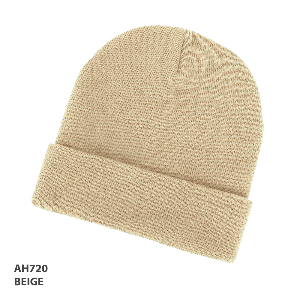 Acrylic Beanie - Beige