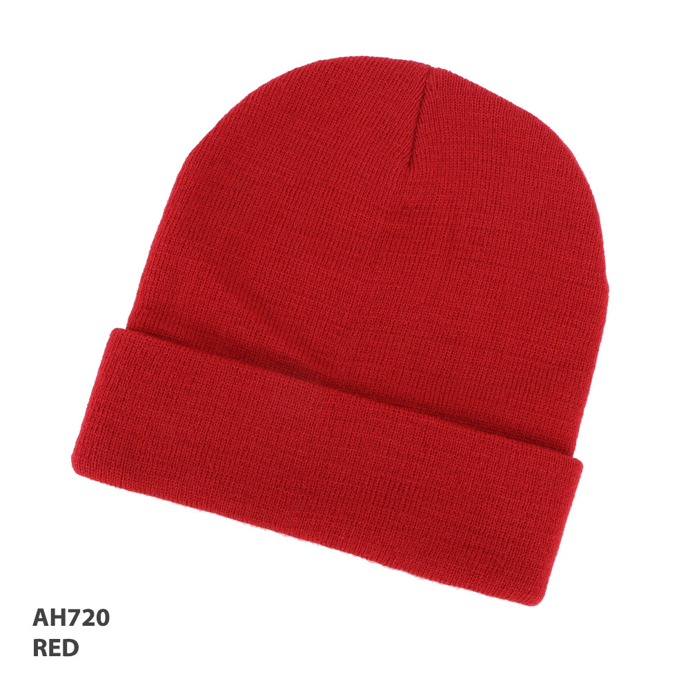 Acrylic Beanie - Red