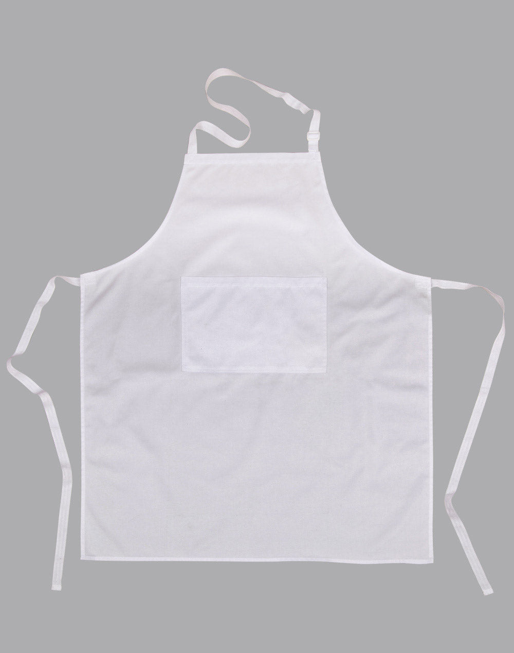 Bib Apron - White - View