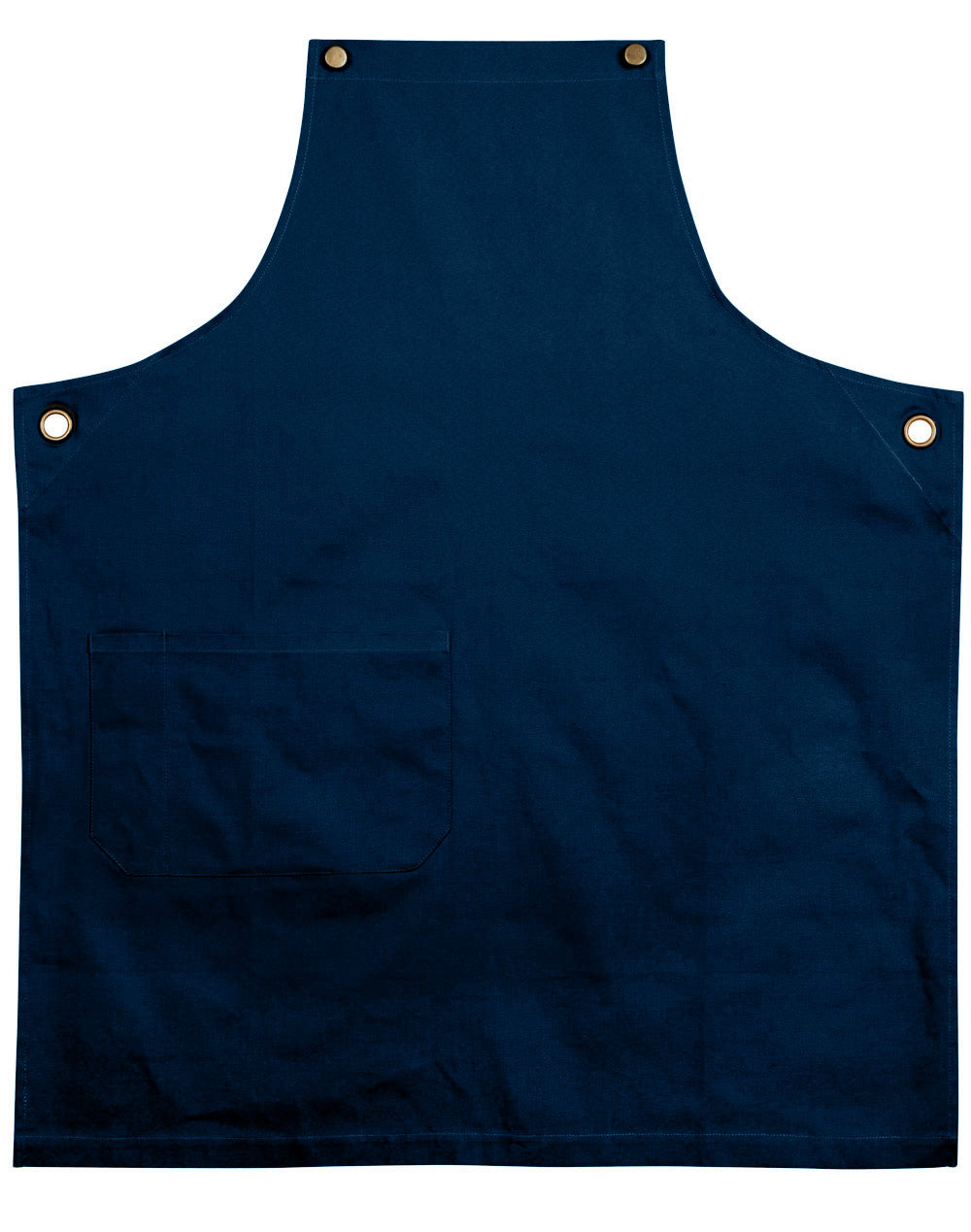 Brunswick Bib Apron - Navy - Front