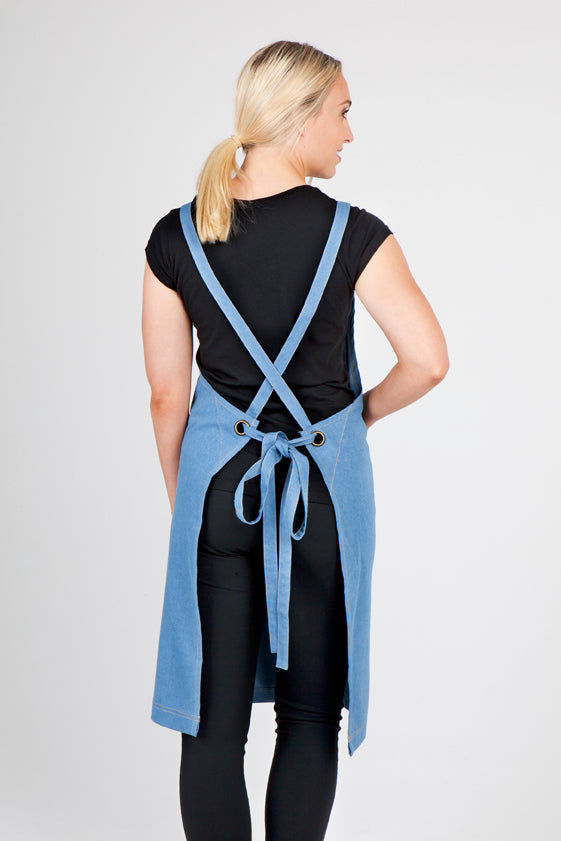Full Body Cotton/Denim Apron - view