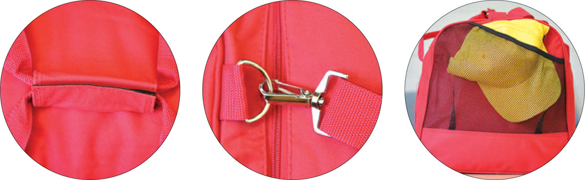 Basic Sports Bag - Red - View