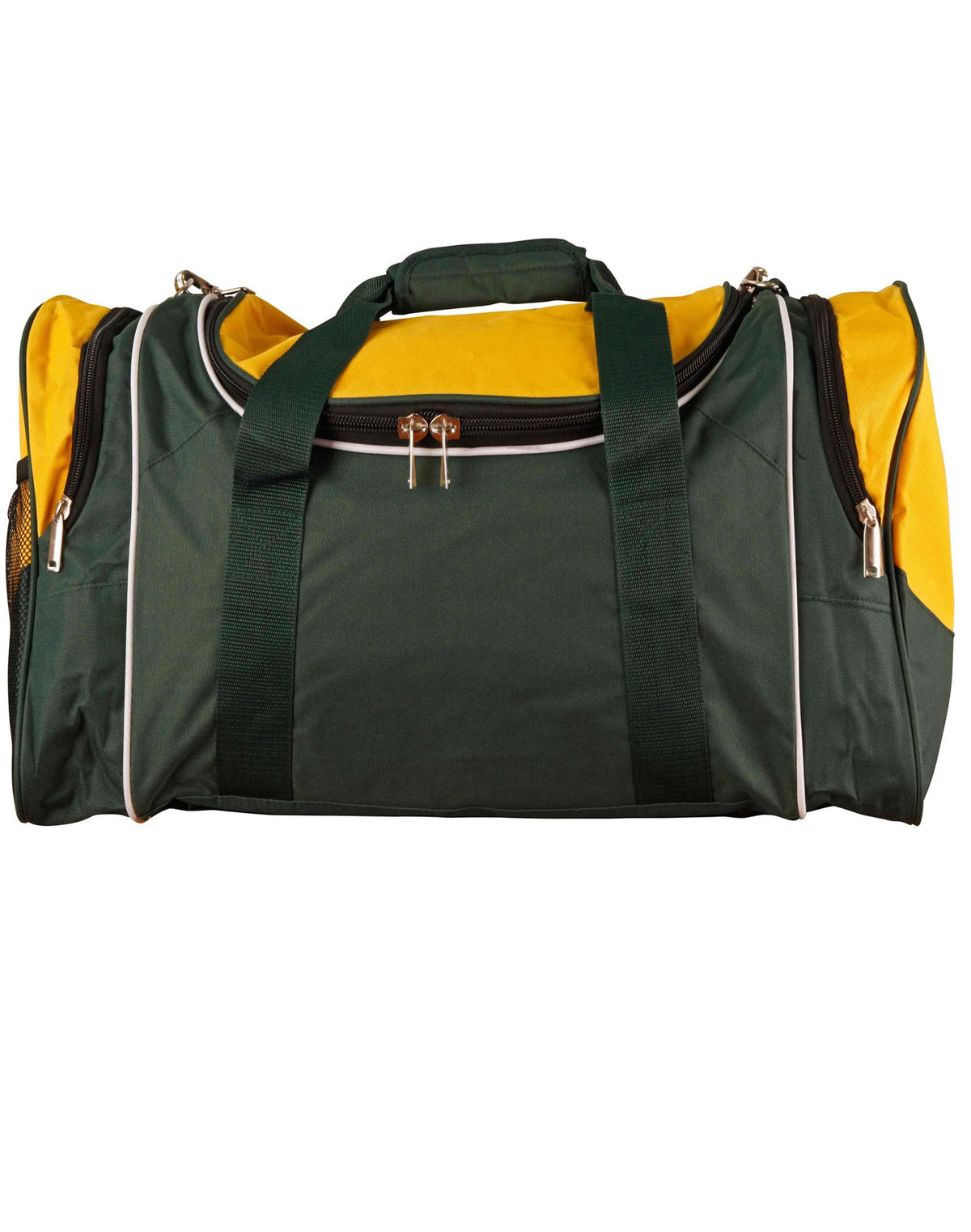 Winner Sports/ Travel Bag - Bottle/White/Gold - Front