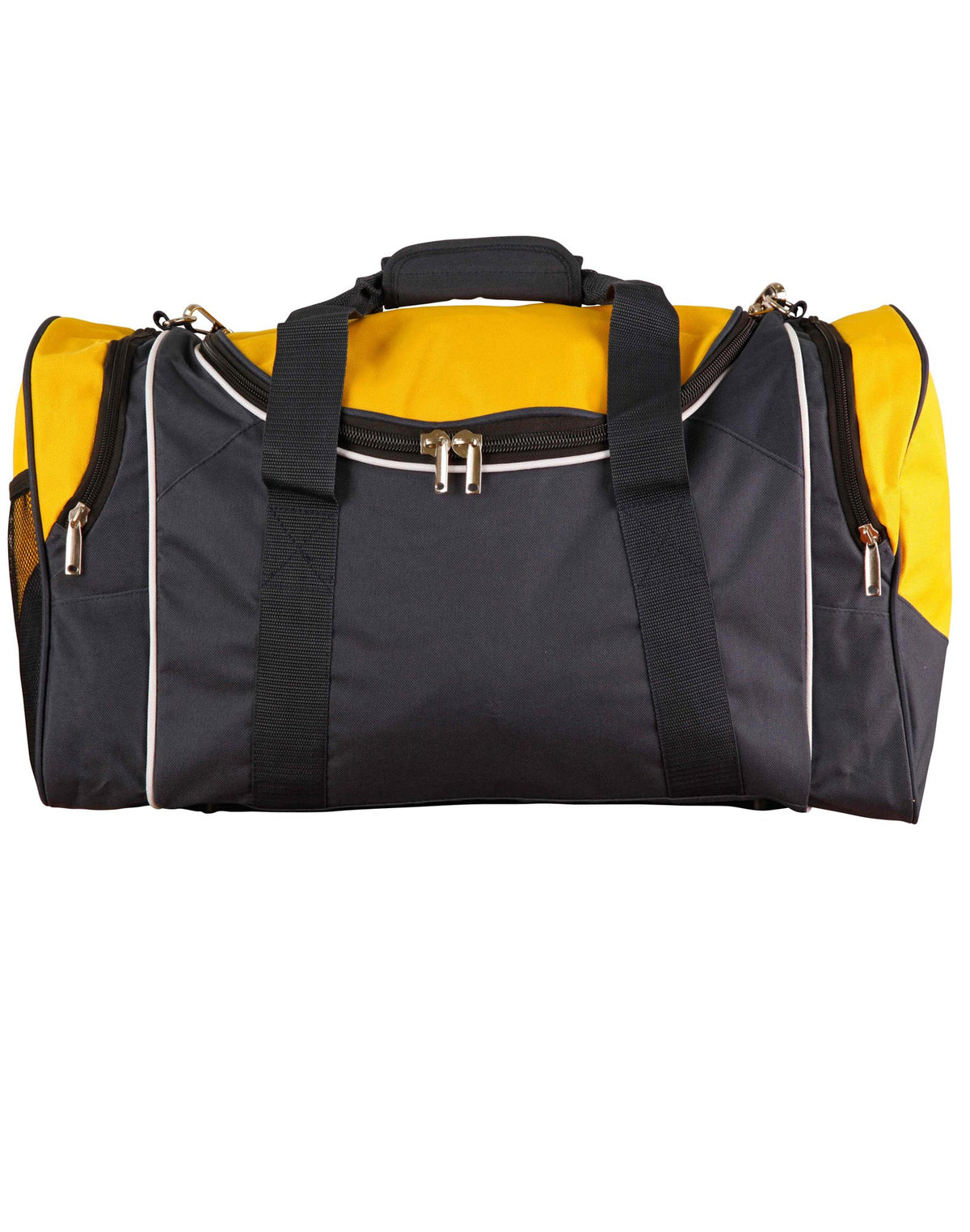 Winner Sports/ Travel Bag - Navy/White/Gold - Front