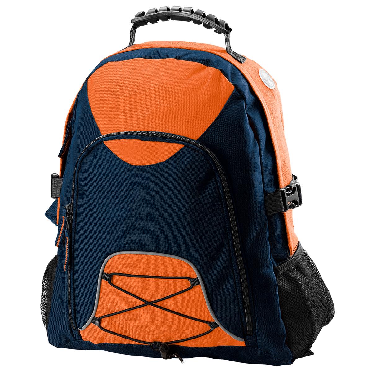 Climber Backpack - Orange / Navy - Front