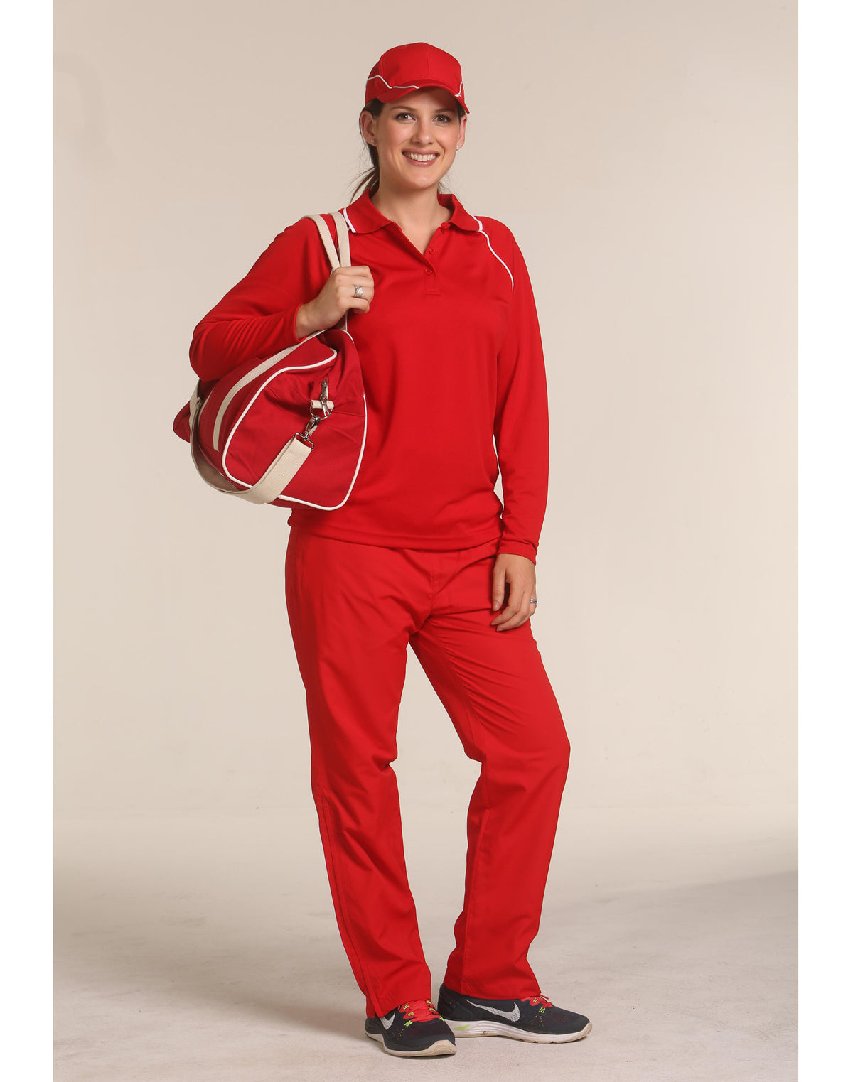 Impact Casual Bag - Red/Natural - Model