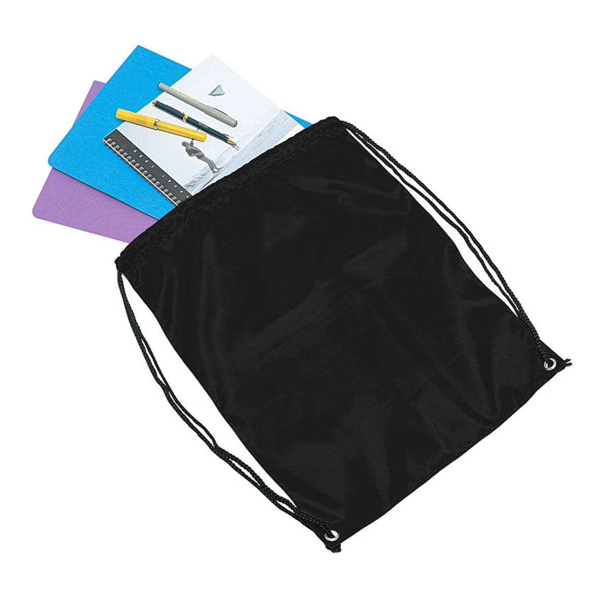 Backsack Drawstring Bag - Black