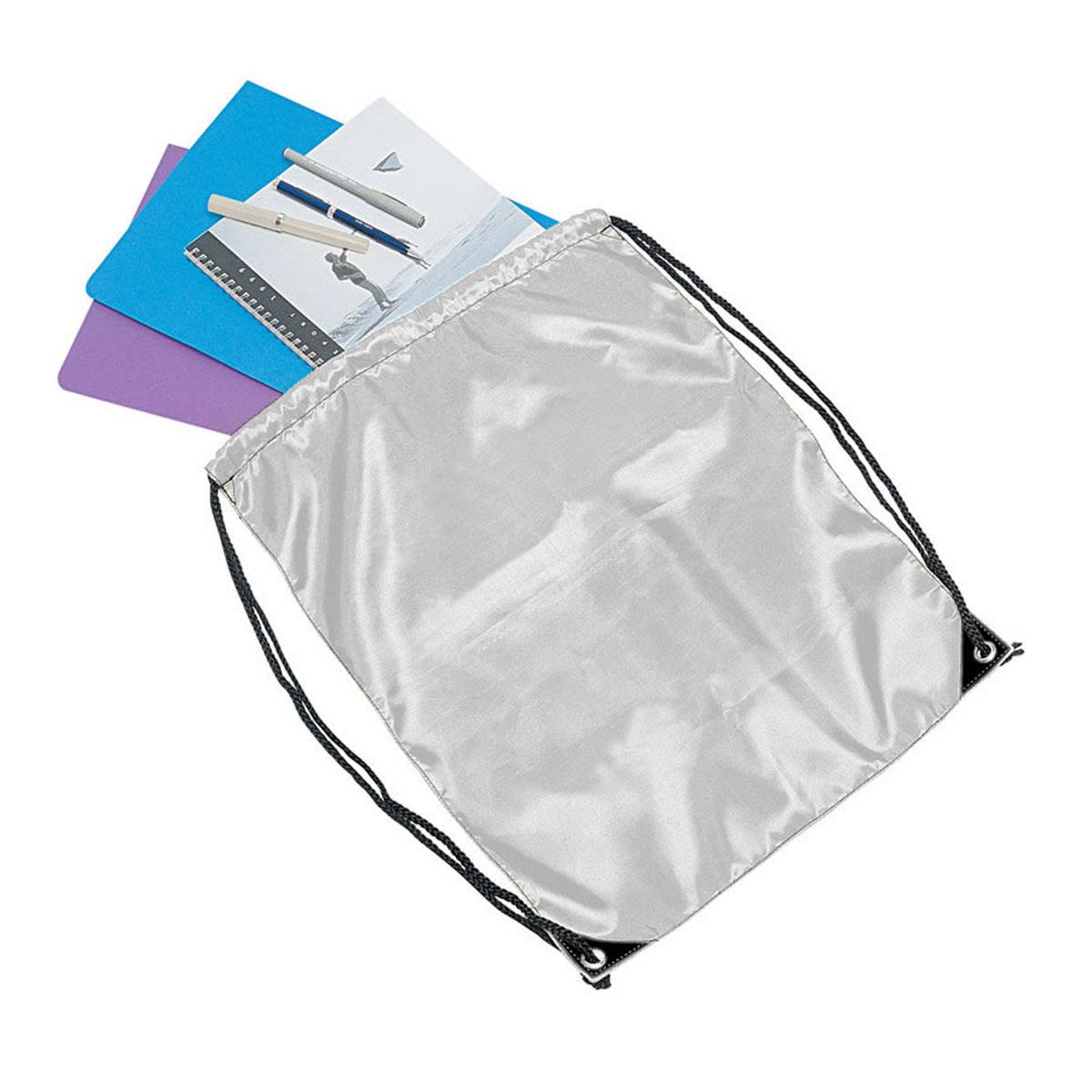 Backsack Drawstring Bag - Silver