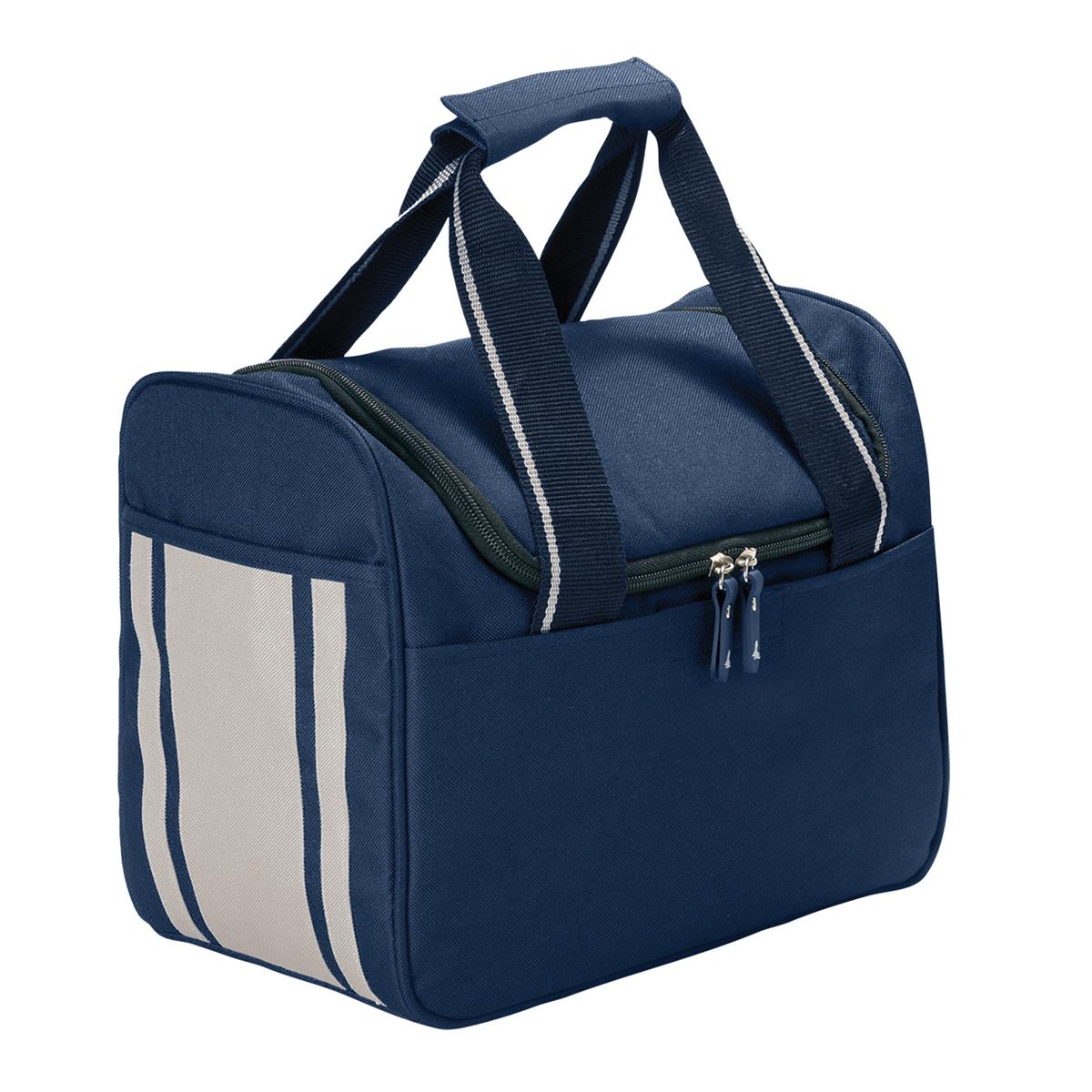 Cruiser Cooler - Navy / Silver - Front
