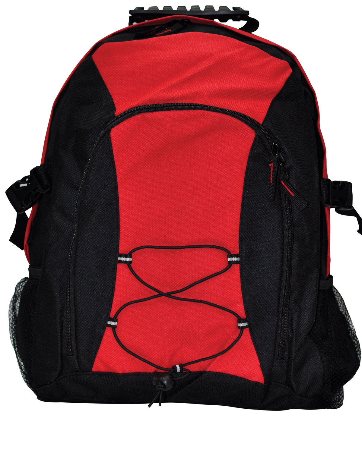 Smartpack Backpack - Black/Red - Front