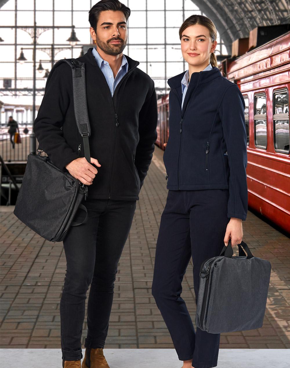 Leyton Utility Heather Laptop Bag - view