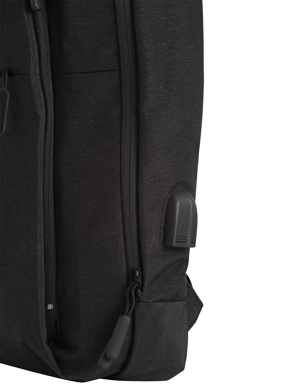 Executive Heather Backpack - Marl Black - View