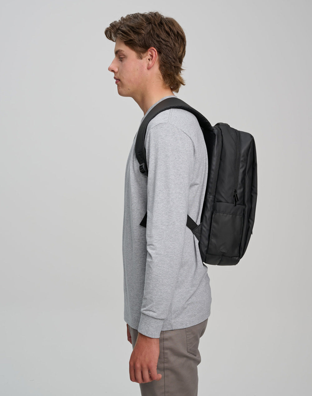 Elite PU Backpack - Black - View