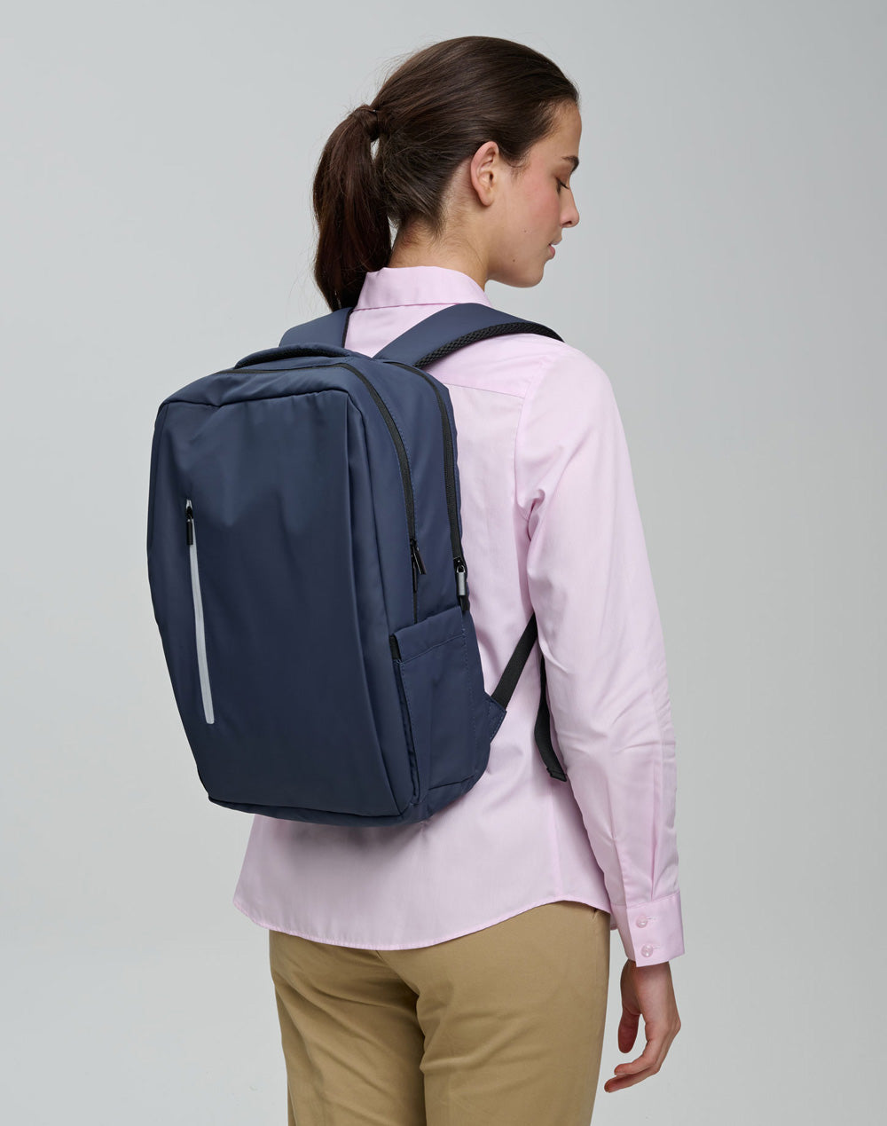 Elite PU Backpack - Navy - View