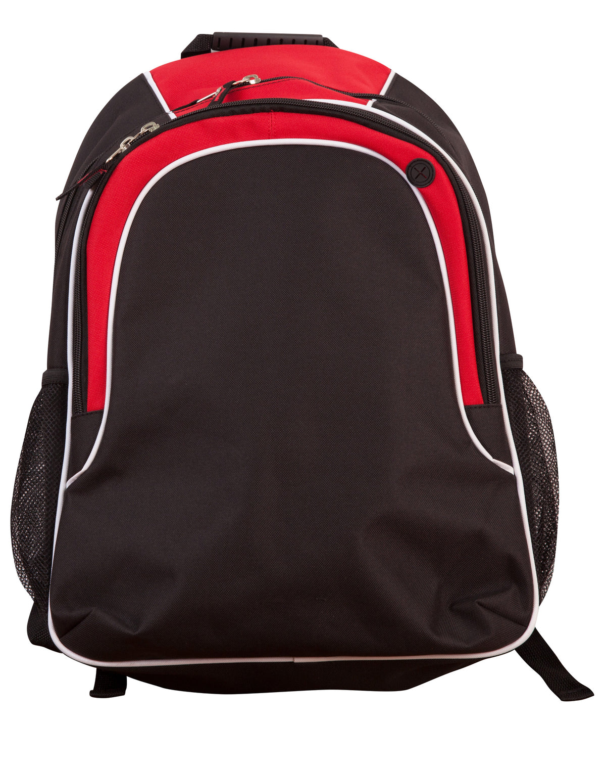 Winner Backpack - Black/White/Red - Front