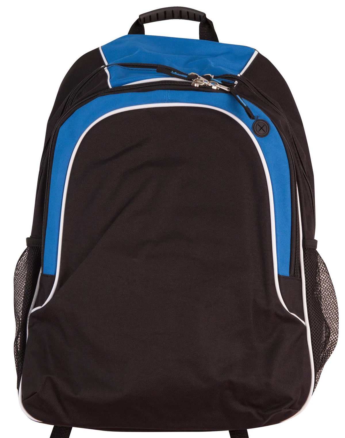 Winner Backpack - Black/White/Royal - Front