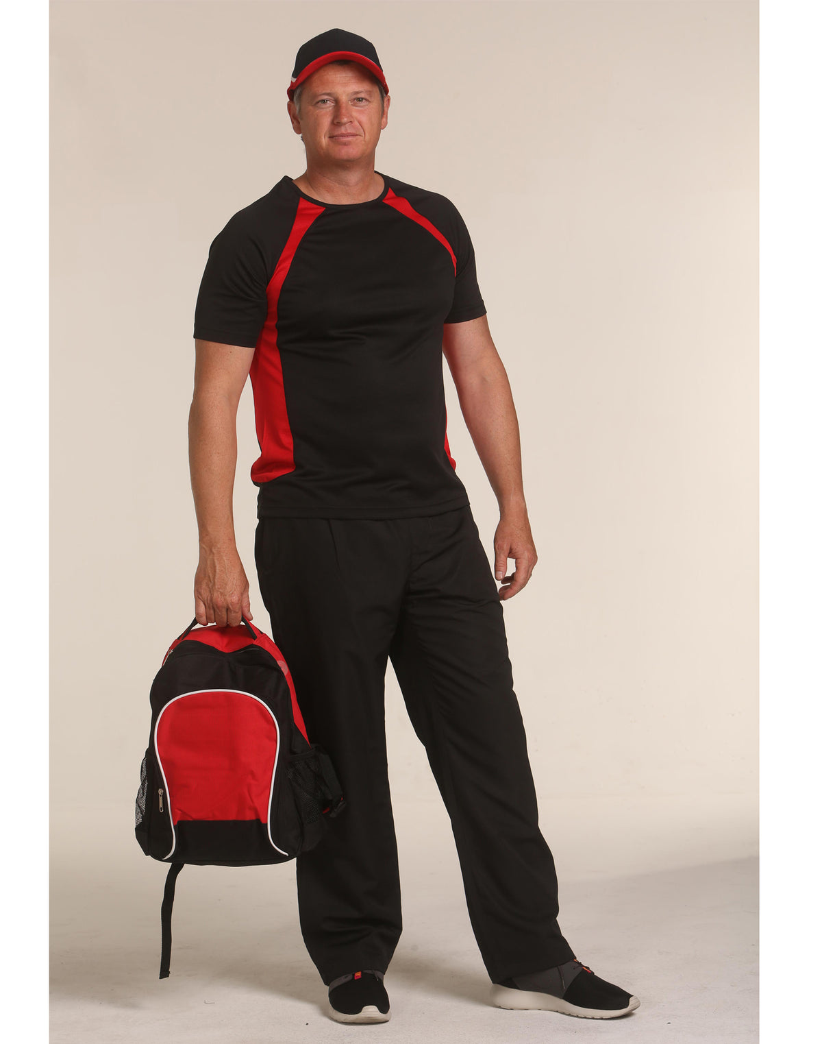 Winner Backpack - Black/White/Red - Model