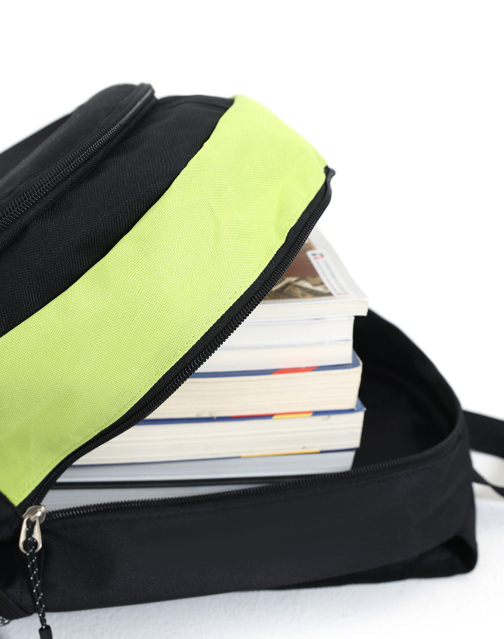 Iconic Promo Backpack - Black/Lime - View