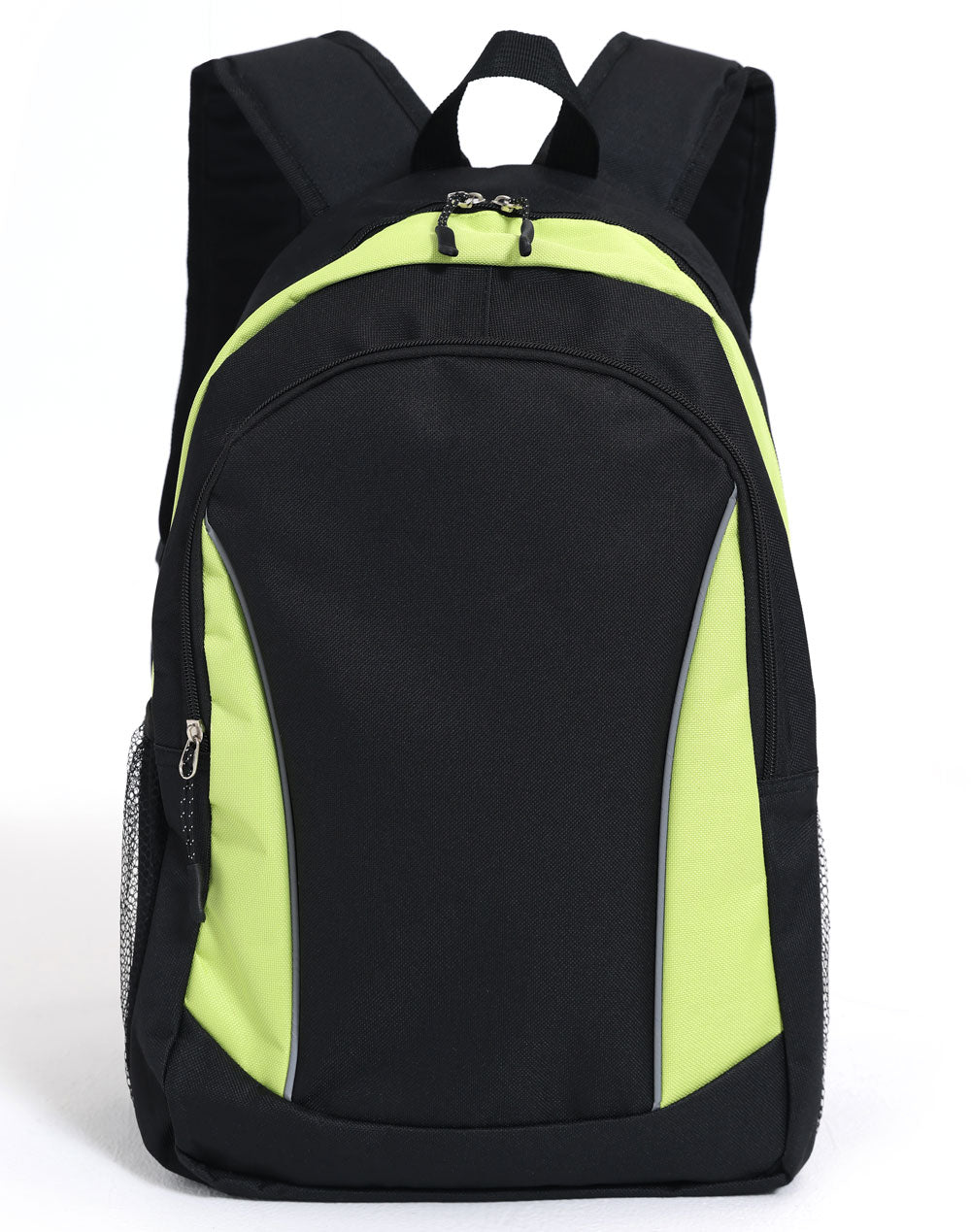 Iconic Promo Backpack - Black/Lime - Front