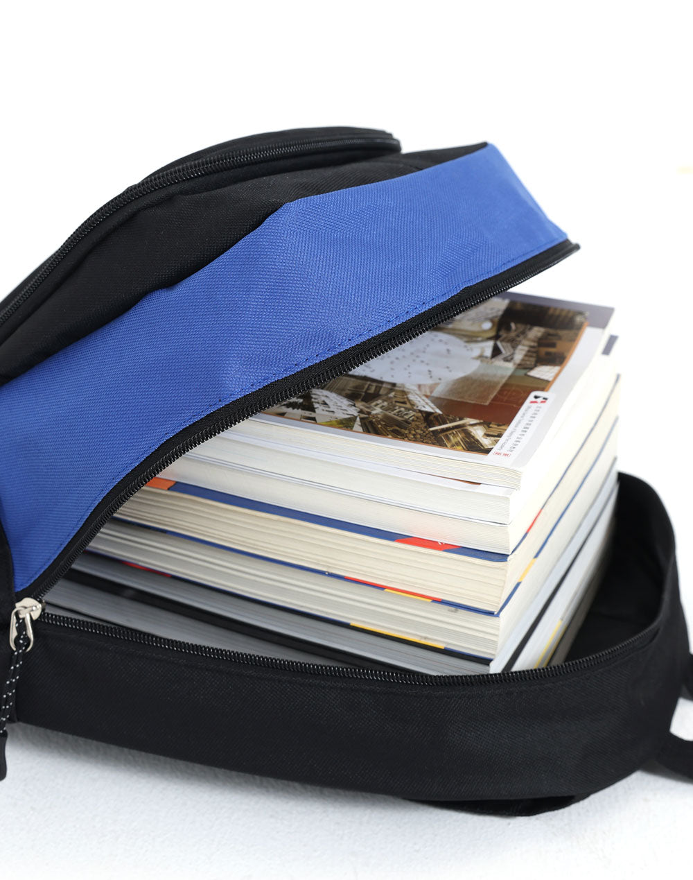 Iconic Promo Backpack - Black/Royal - View