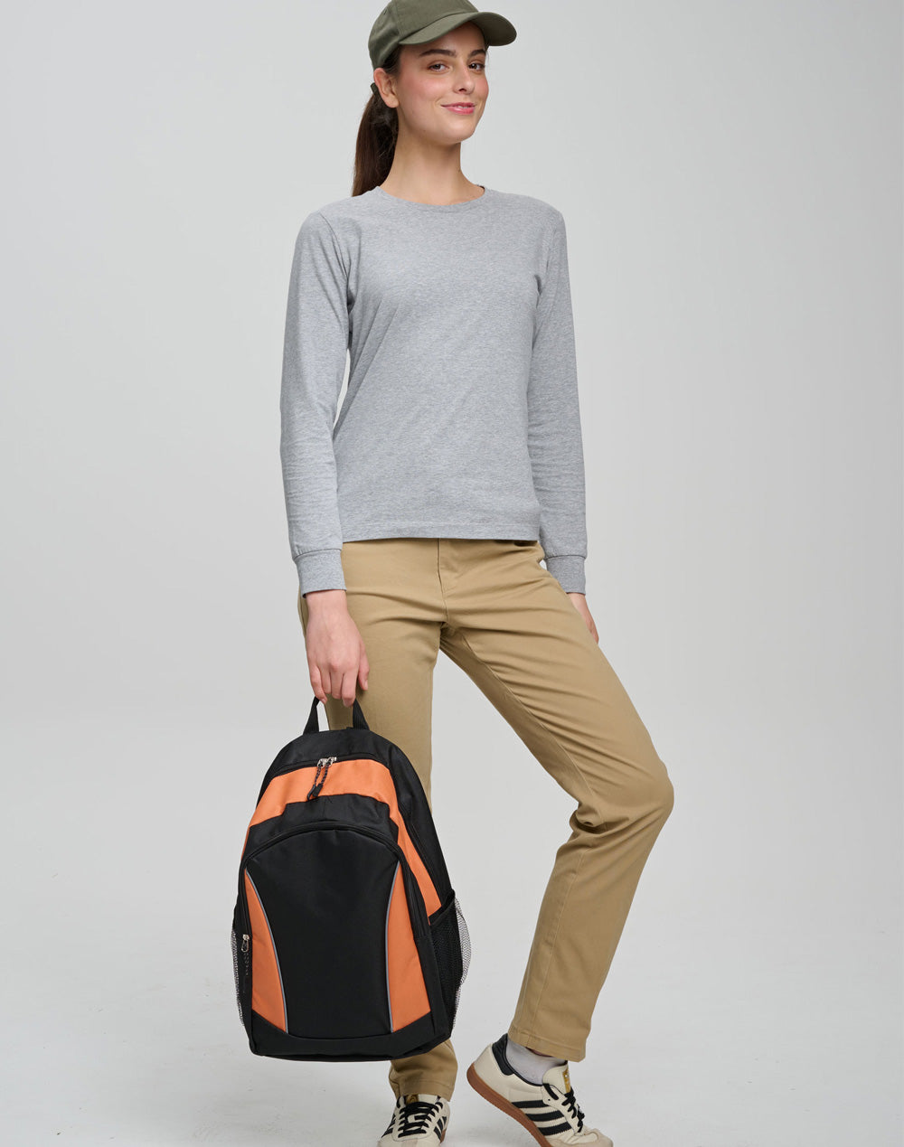 Iconic Promo Backpack - Black/Orange - View