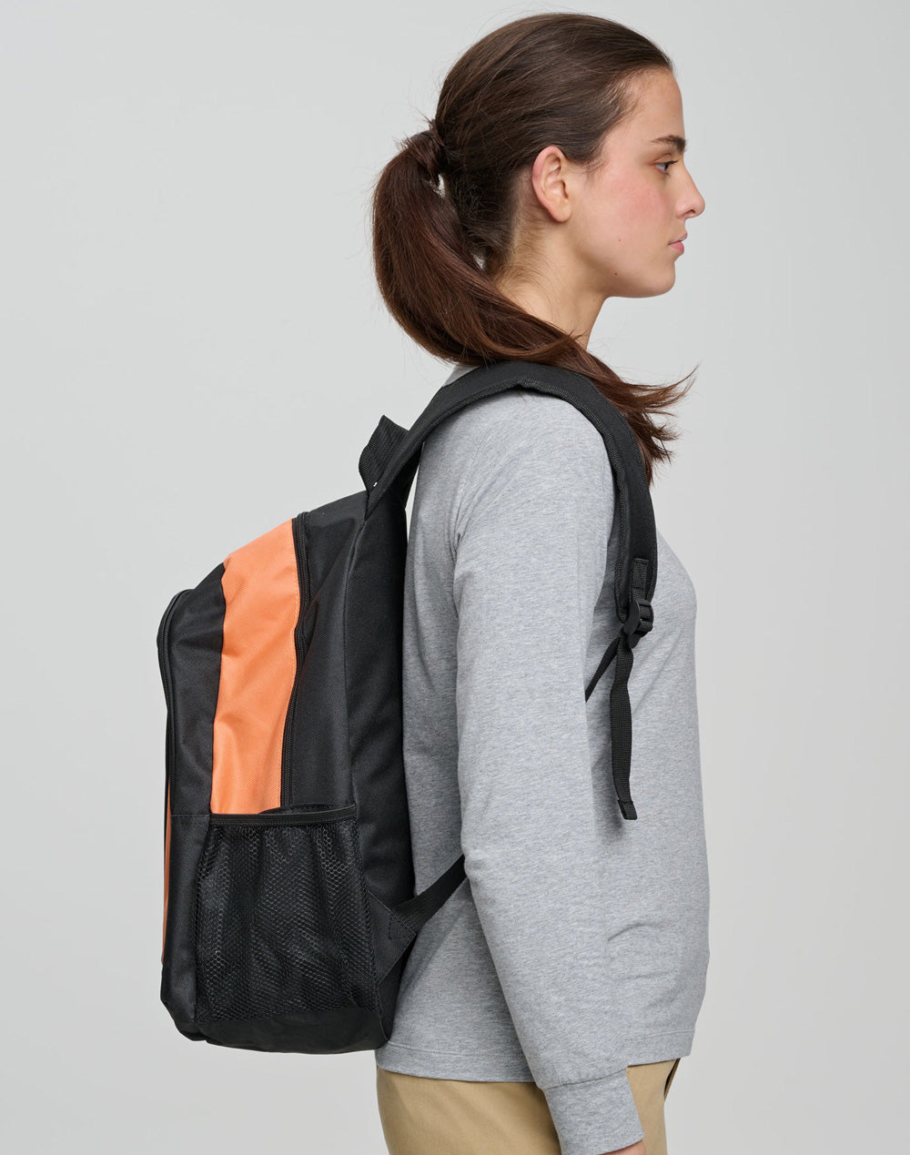 Iconic Promo Backpack - Black/Orange - View