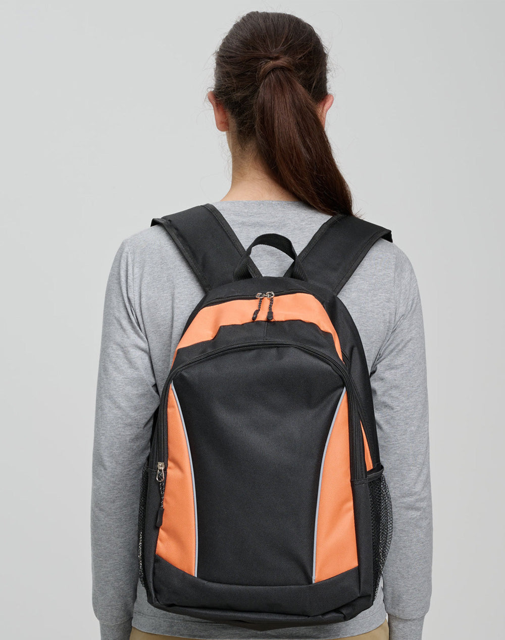Iconic Promo Backpack - Black/Orange - View