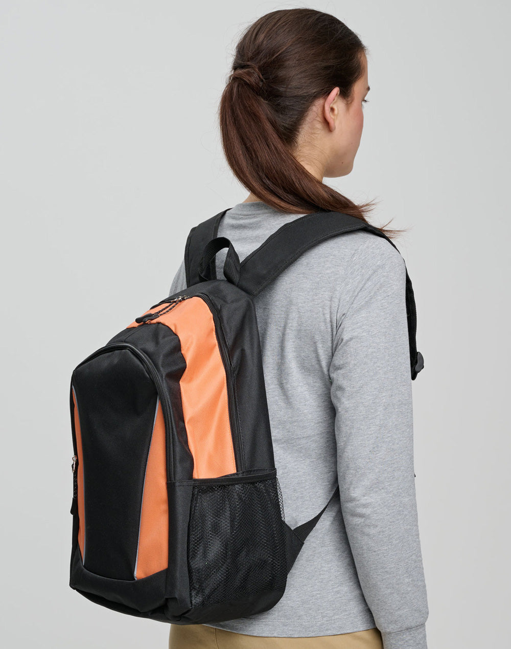 Iconic Promo Backpack - Black/Orange - View