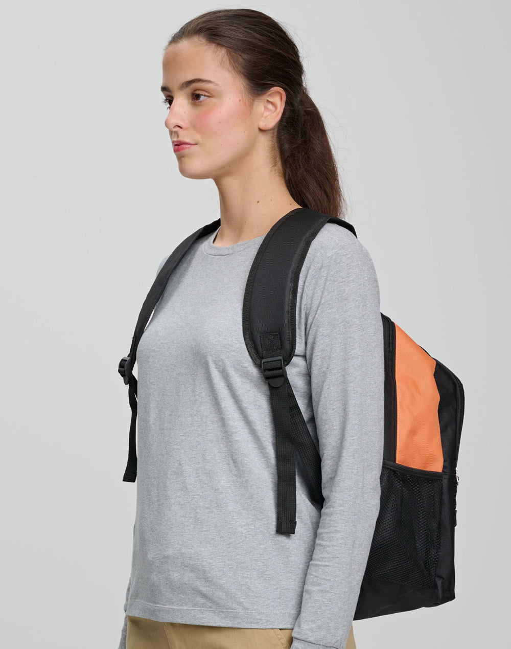Iconic Promo Backpack - Black/Orange - View