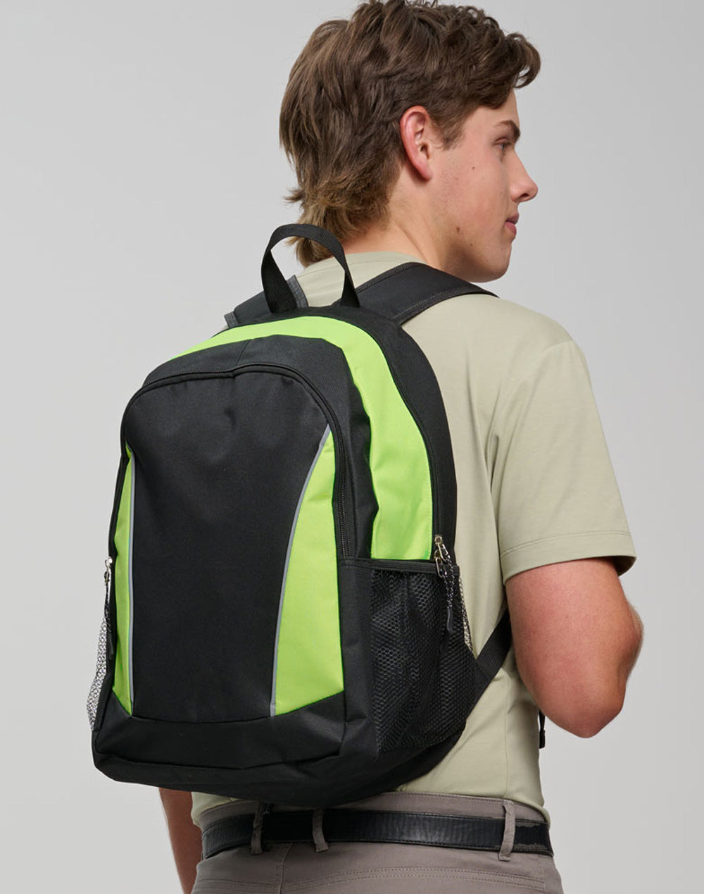 Iconic Promo Backpack - Black/Lime - Model