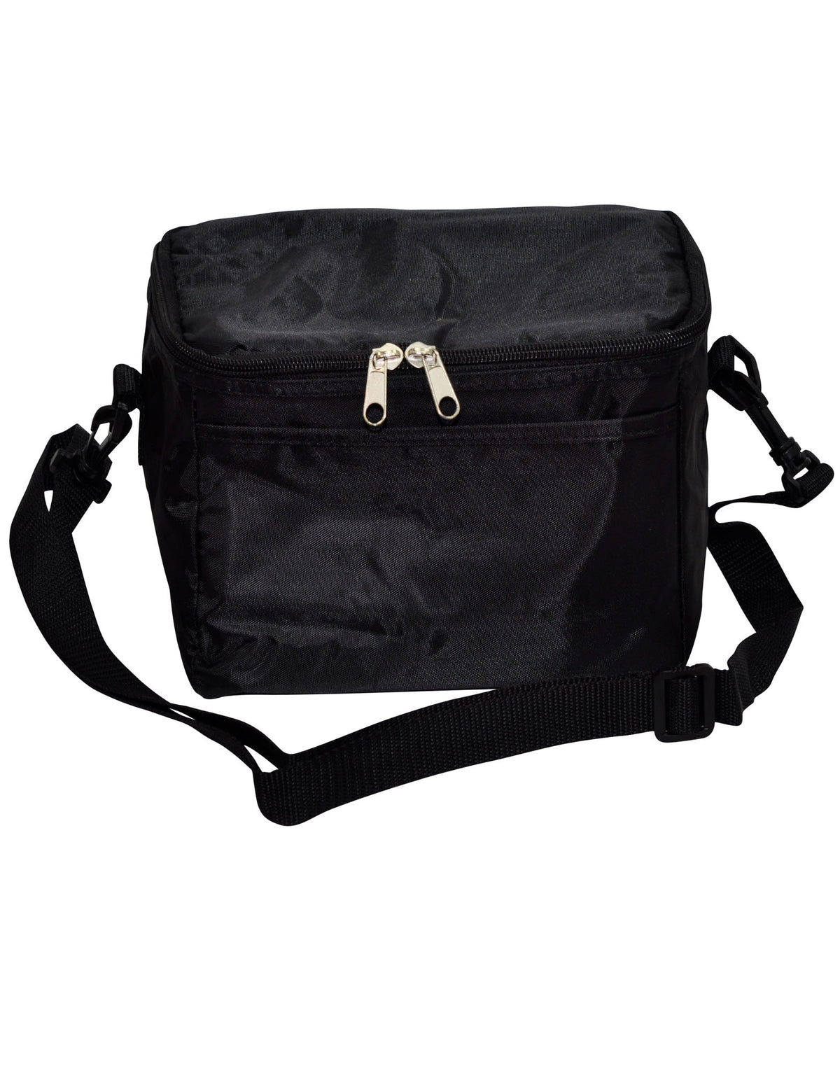 Cooler Bag - 6 Can Cooler Bag - Black - Front