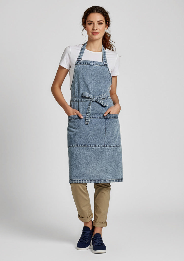 Clout Apron - Blue - Model