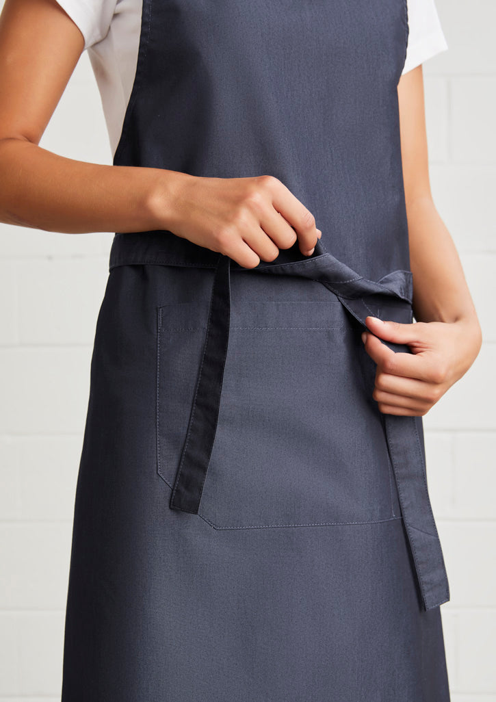 Urban Bib Apron - Denim - Model