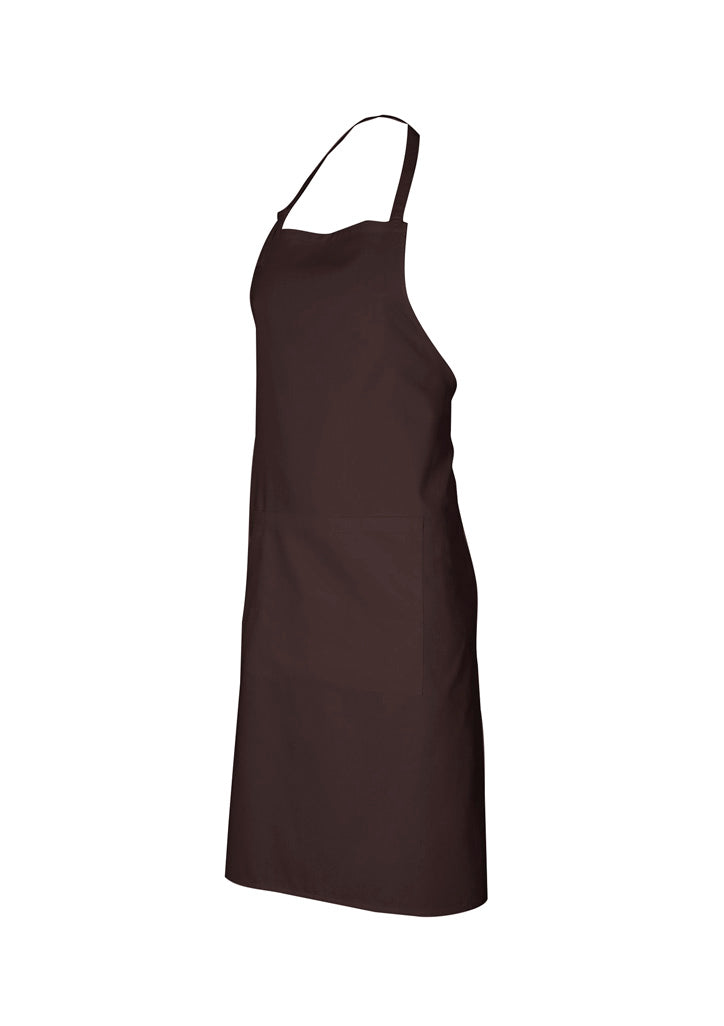 Bib Apron - Chocolate - Front