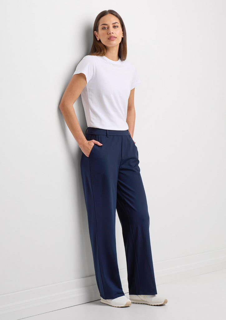 Soft Stretch Womens Pant - Navy - Model