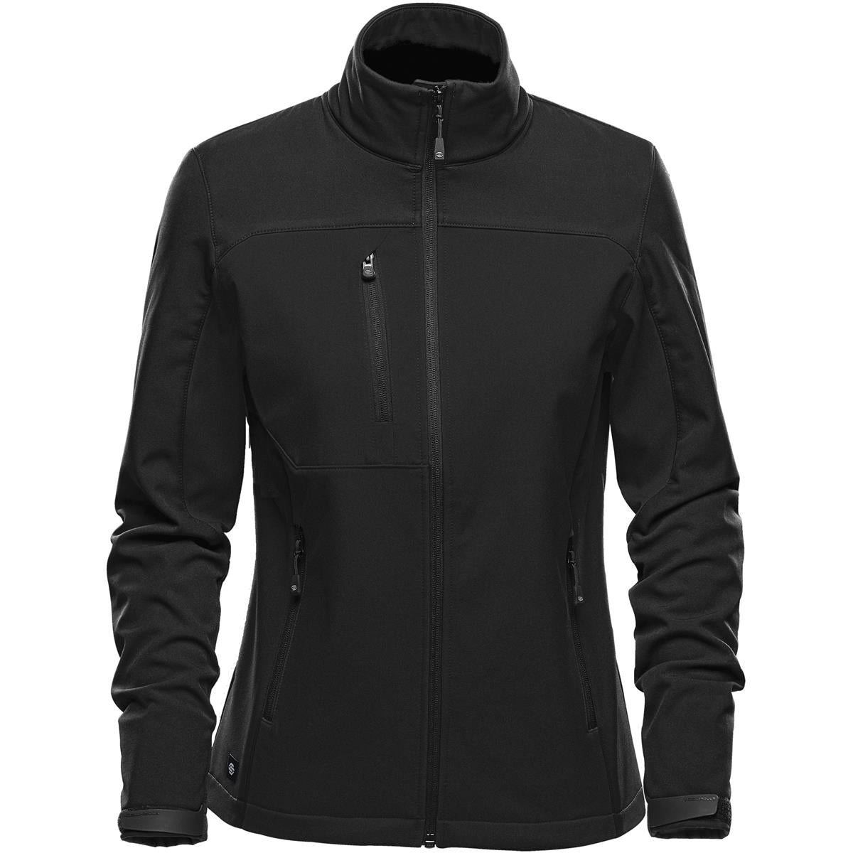 Women's Cascades Softshell - Black / Black - Front