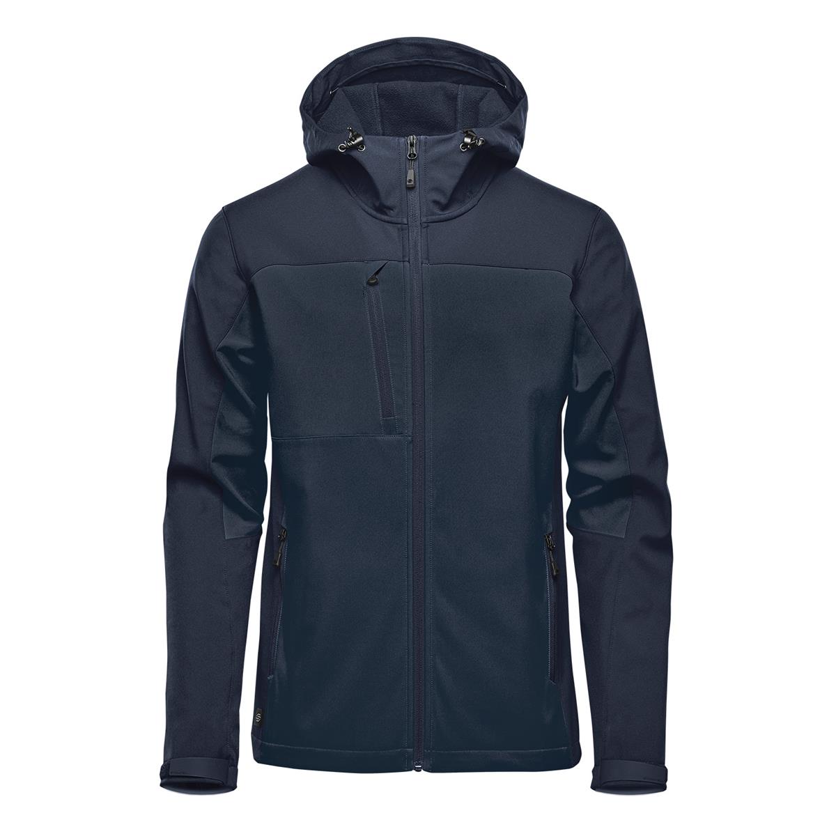 Men's Cascades Hooded Softshell - Navy / Navy - Front
