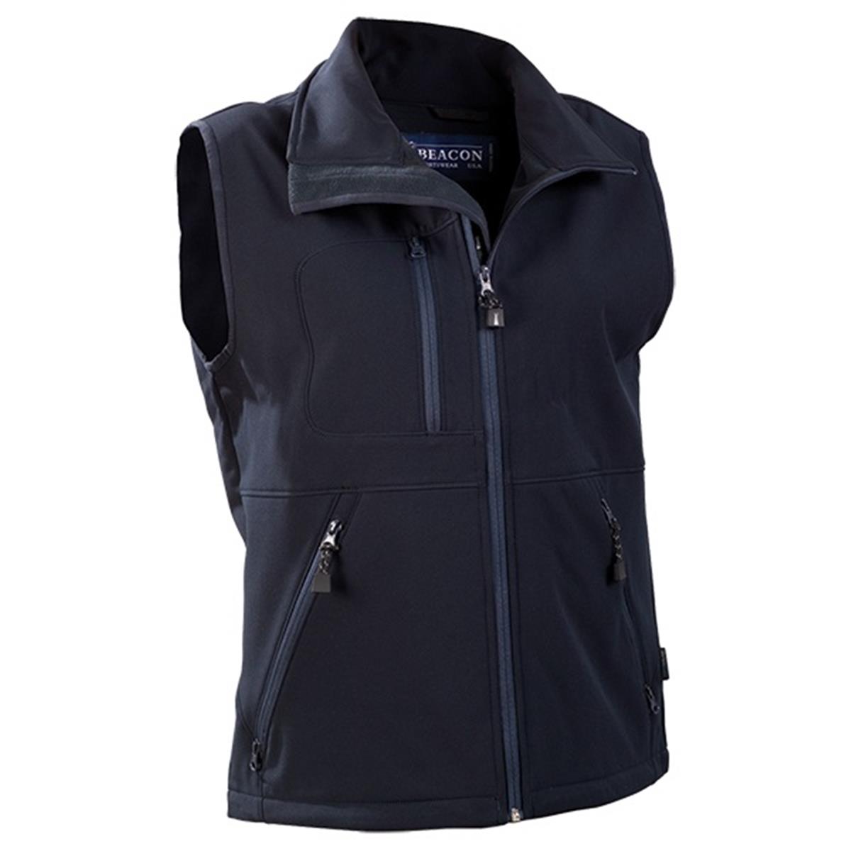 Montana Men's Softshell Vest - Navy - Front
